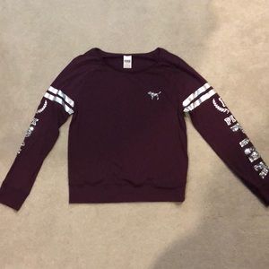 Love Pink, Maroon Sequin Shirt